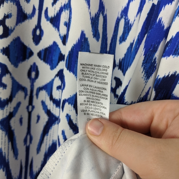 Zarr Collection Scuba Fit and Flare Dress Size 12 - Picture 6 of 6